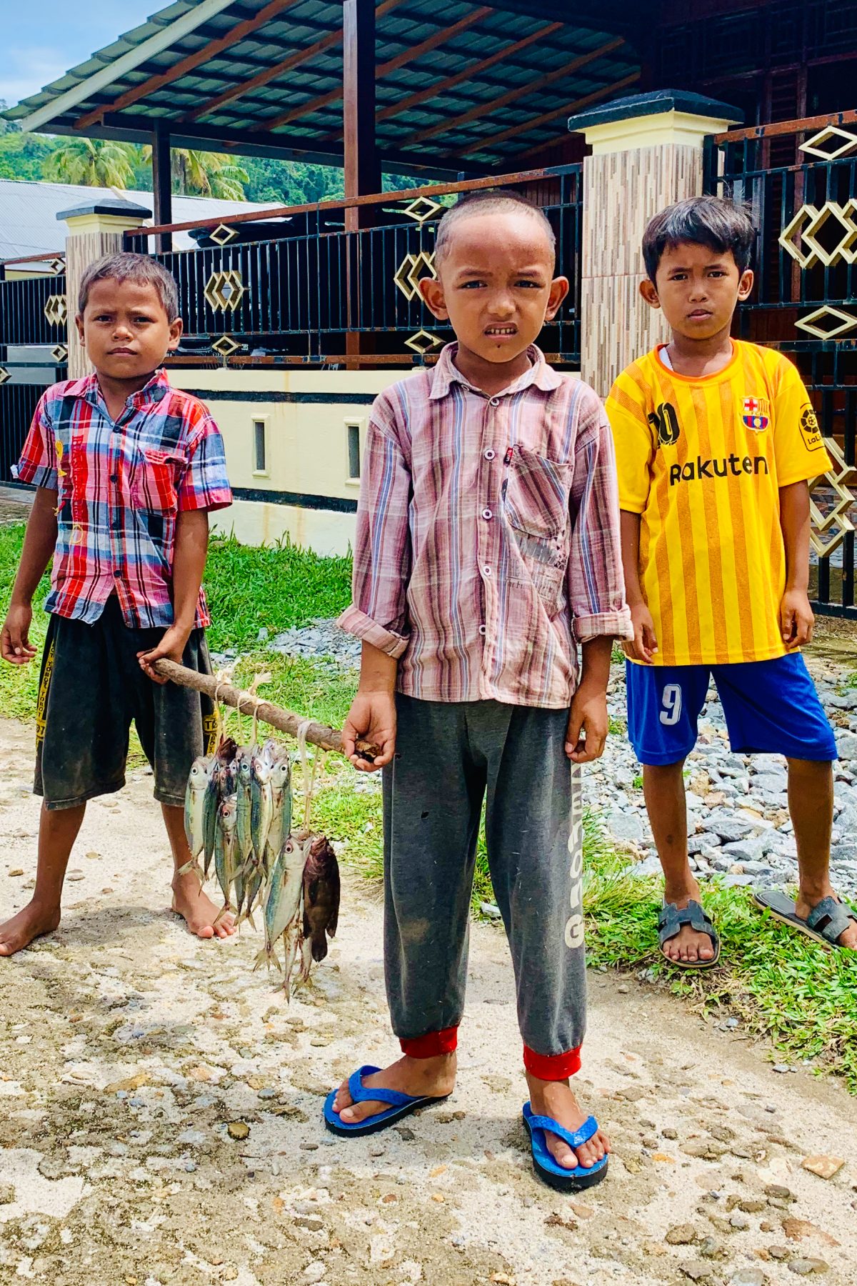Daily life in Padang fishing village